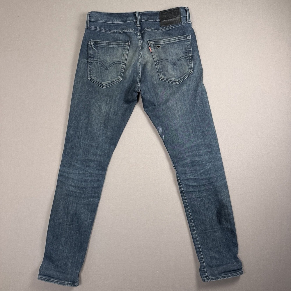 Levi's 512 Slim Taper Denim Jeans Men's Tag Sz 31-32 Dark Washโ